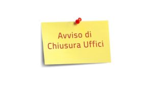 Chiusura uffici di Segreteria 1 giugno